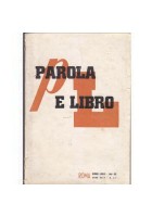 PAROLA E LIBRO rivista fascista GIUGNO LUGLIO 1941 giornale vintage scolastico