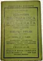 NUOVISSIMA GRAMMATICA ACCELERATA ITALIANA INGLESE De Gaudenzi 1948 Libro Book