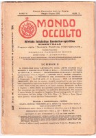 MONDO OCCULTO rivista iniziatica esoterico spiritica 1926 ANNATA COMPLETA vintag