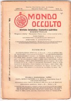 MONDO OCCULTO rivista iniziatica esoterico spiritica 1927 ANNATA COMPLETA ANNO 7