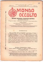 MONDO OCCULTO rivista iniziatica esoterico spiritica 1927 ANNATA COMPLETA ANNO 7