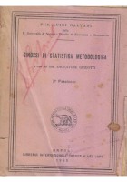 SINOSSI DI STATISTICA METODOLOGICA terzo fascicolo Luigi Galvani 1945 Treves