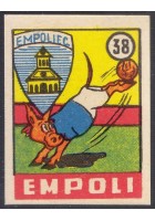 FIGURINA calcio EMPOLI mascotte scudetto 1949 Originale Nannina vintage d'epoca