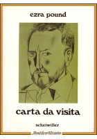CARTA DA VISITA di Ezra Pound 1974 Scheiwiller Libro edizione numerata