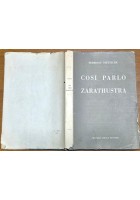 COSÌ PARLÒ ZARATHUSTRA di Federico Nietzsche 1956 Bocca libro per tutti nessuno
