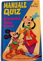 MANUALE QUIZ presenta Febo Conti Walt Disney 1973 libro Mondadori Topolino