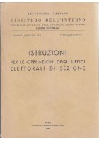 ISTRUZIONI PER LE OPERAZIONI DEGLI UFFICI ELETTORALI DI SEZIONE 1948