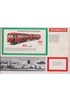 MARKLIN CATALOGO TRENINI 1968 1969 Scartamento Ho Italiano Modellismo Ferroviario