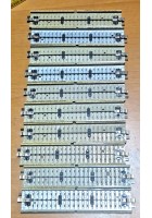MARKLIN STRAIGHT TRACK SECTION 5106 Binari dritti 10 pezzi in scatola Vintage