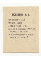 FIGURINA calcio FIORENTINA mascotte scudetto 1949 Originale Nannina vintage