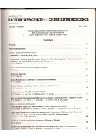 JOURNAL OF BIOLUMINESCENCE AND CHEMILUMINESCENCE Volume 4 numero 1 Luglio 1989