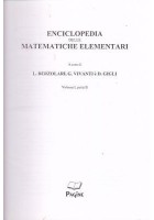 ENCICLOPEDIA DELLE MATEMATICHE ELEMENTARI E COMPLEMENTARI vol.I (2 tomi) 2004 *