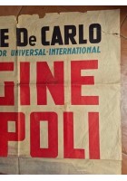 LA VERGINE DI TRIPOLI Manifesto Poster Locandina Cinema 1955 - Anni ‘50 film