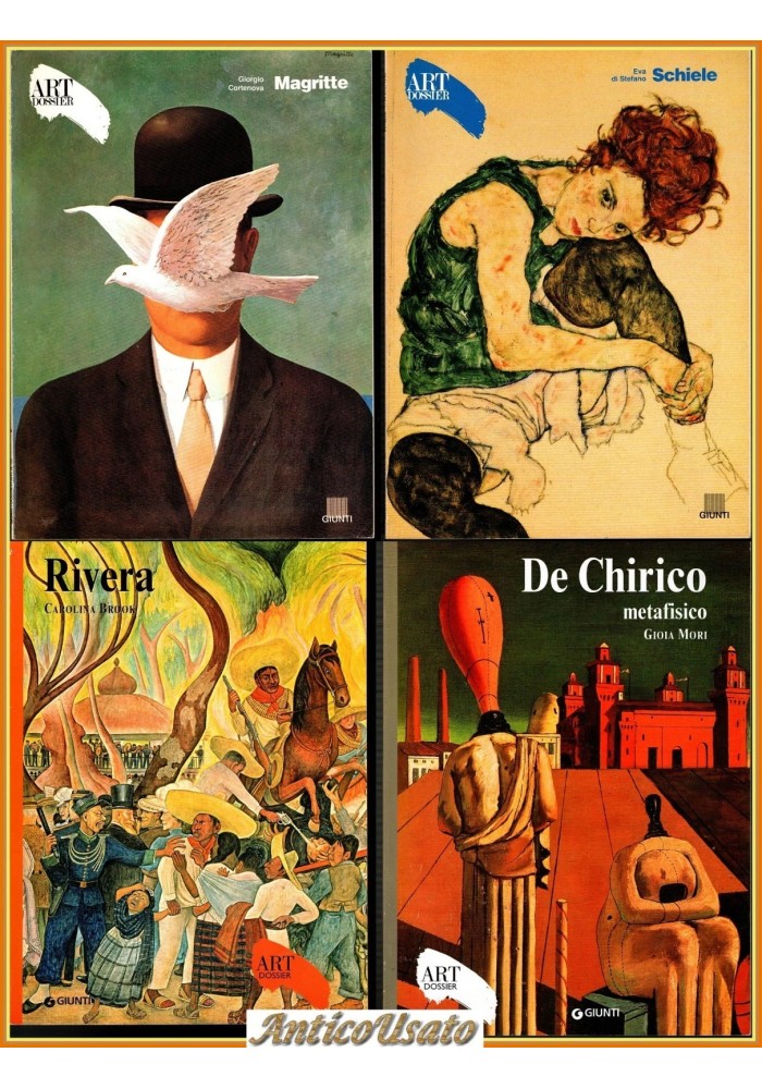 MAGRITTE DE CHIRICO RIVERA SCHIELE 4 Monografie artedossier art dossier