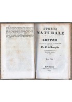 UCCELLI Storia Naturale di Buffon volume 39 Vignozzi 1832 Libro tavole a colori