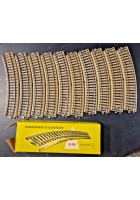 MARKLIN CURVED TRACK SECTION 5100 Binari Curvi 10 pezzi in scatola Vintage