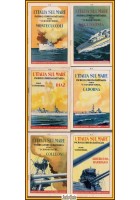 L'ITALIA SUL MARE INCROCIATORI DA BATTAGLIA 6 volumi LIEBIG libri Navi 1939