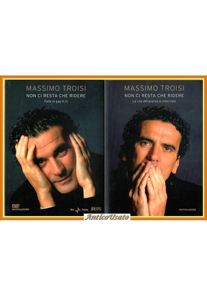 NON CI RESTA CHE RIDERE di Massimo Troisi libro + DVD 2007 Mondadori