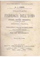 TRATTATO DI FISIOLOGIA DELL’UOMO PARTE II L Landois libro Con anatomia microscopica