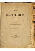 POESIE DI GIUSEPPE GIUSTI ILLUSTRATE CON VIGNETTE da Matarelli 1868 Libro antico
