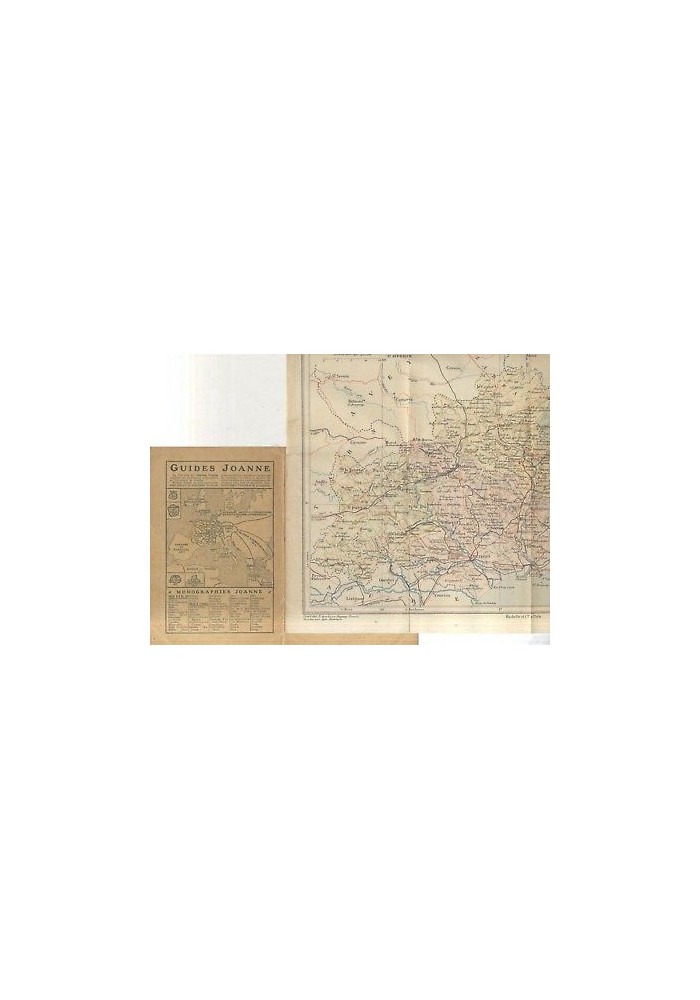 CARTES DEPARTEMENTALES DE L'HERAULT Paul Joanne 1908 Hachette