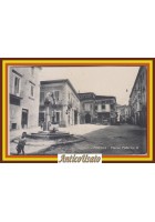 FOGGIA PIazza Federico II Cartolina Viaggiata anni '30 formato piccolo