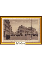 FOGGIA Il Bivio Corso Vittorio Emanuele Cartolina Viaggiata 1937 formato piccolo
