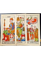 I TRIONFI O ARCANI MAGGIORI SERIE DI 22 TAVOLE A COLORI 1963 MIDI Tarocchi Libro