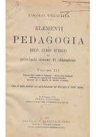 ELEMENTI DI PEDAGOGIA E BREVI CENNI STORICI SUI PRINCIPALI SISTEMI DI EDUCAZIONE