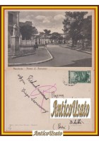 MANDURIA Piazza San Francesco Cartolina Viaggiata 1952 Taranto Edizioni Perrucci