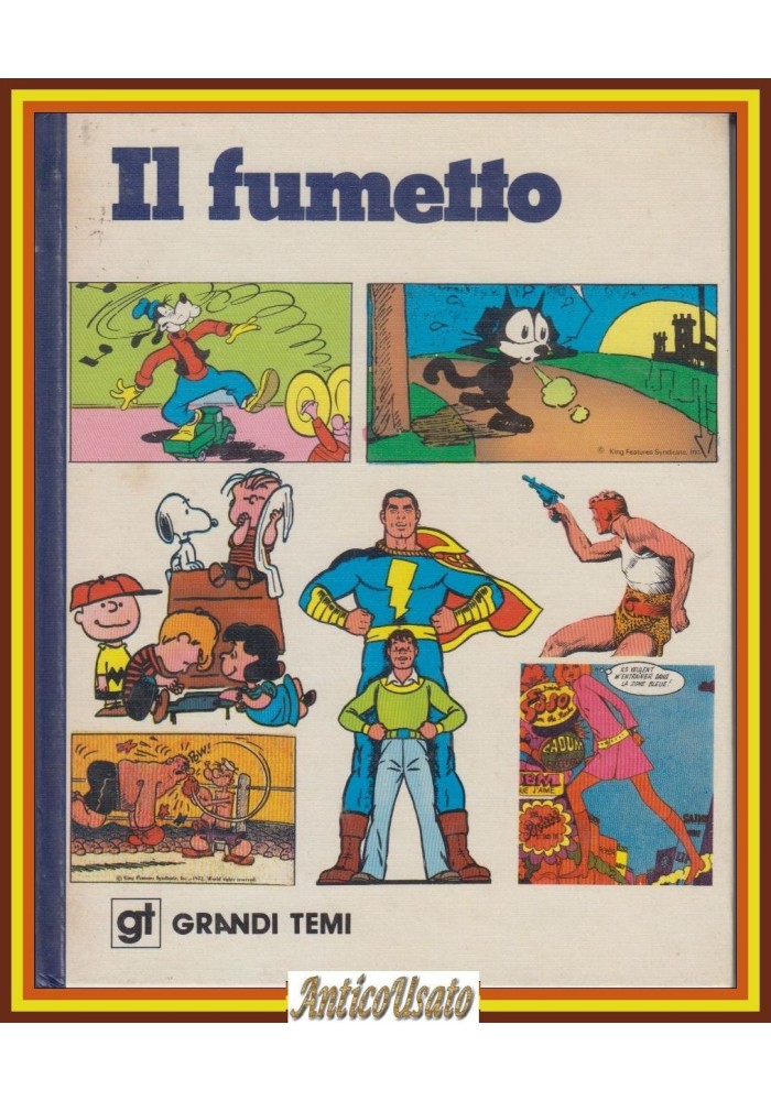 IL FUMETTO 1976 De Agostini editore Collana Grandi Temi Libro