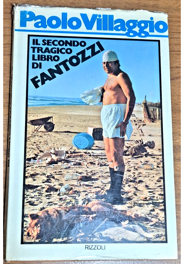 IL SECONDO TRAGICO LIBRO DI FANTOZZI Paolo Villaggio 1974 Rizzoli I ediz Libro