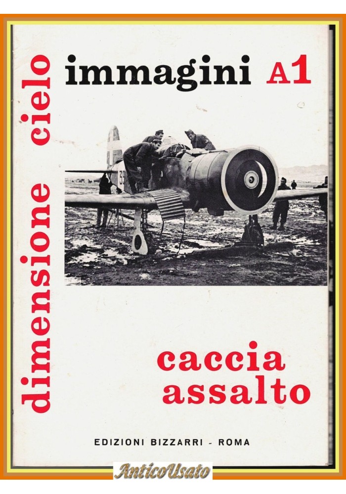 Caccia assalto DIMENSIONE CIELO IMMAGINI A1  1972 Edizioni Bizzarri  Libro