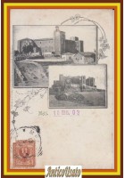cartolina MELFI castello Viaggiata 1903 Originale Vintage Postcard Basilicata