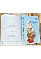 FREGATE parte 1 vascelli secoli 1972 Edizioni Bizzarri Orizzonte Mare 43 Libro