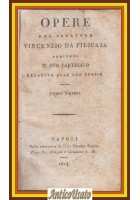 OPERE del Senatore Vincenzio Da Filicaja 2 volumi Completo 1824 Seguin libro