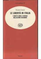 LE LIBERTA' IN ITALIA i diritti civili e sociali nell'ultimo decennio - Canosa *