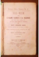 VADE MECUM PER L'ESAME CLINICO E LA DIAGNOSI Riccardo Hagen 1876 Drucker