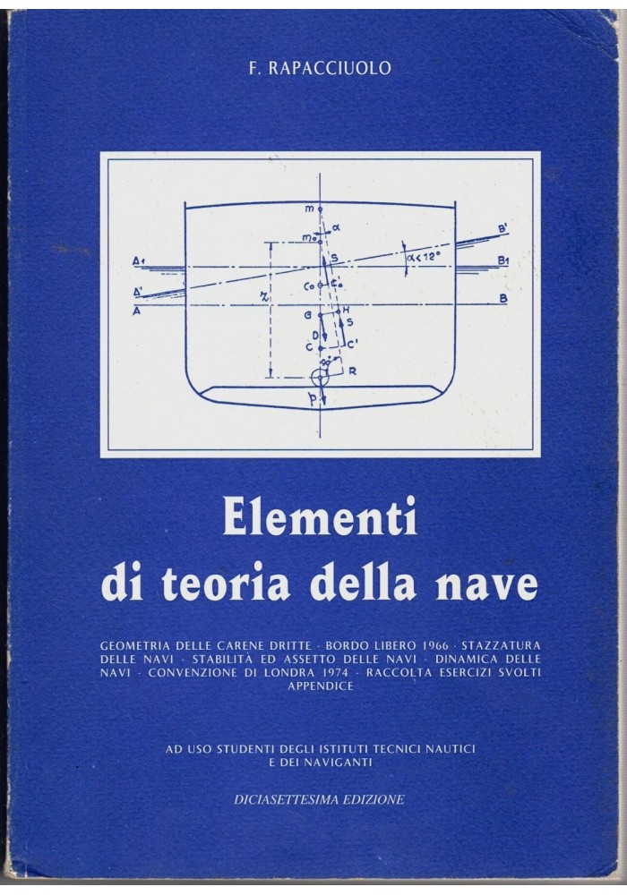 ELEMENTI DI TEORIA DELLA NAVE Rapacciuolo 2001 Moderna Istituti Tecnici Nautici