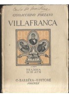 VILLAFRANCA DRAMMA IN 3 ATTI Giovacchino Forzano 1932 Barbera