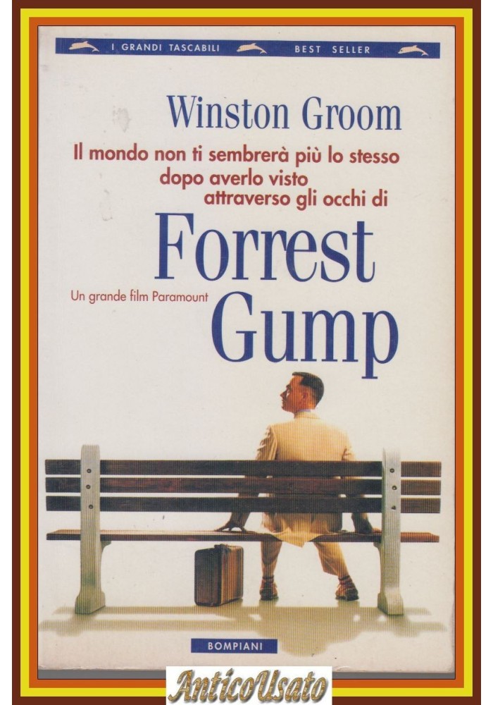 FORREST GUMP di Winston Groom 1996 Bompiani Grandi Tascabili Libro