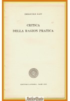 CRITICA DELLA RAGION PRATICA di Emmanuele Kant 1963 Laterza Bari Libro filosofia