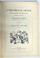 I PROMESSI SPOSI di Alessandro Manzoni 1951 Mondadori reprint quarantana libro
