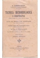 TECNICA MICROBIOLOGICA E SIEROTERAPICA VOL II TECNICA SPECIALE Besson 1903 UTET