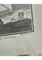 VEDUTE DEL GIARDINO GIUSTI 6 stampe Volkamer Verona giardini