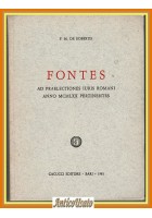 FONTES AD PRAELECTIONES IURIS ROMANI De Robertis Cacucci Bari 1981 Diritto