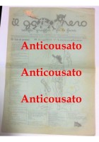 IL GATTO NERO giornale settimanale pupazzettato umoristico BARI 15 luglio 1928