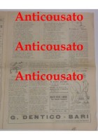 IL NUOVO CORRIERE settimanale pupazzettato BARI 30 agosto 1925 umoristico