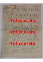 IL NUOVO CORRIERE settimanale pupazzettato BARI 30 agosto 1925 umoristico