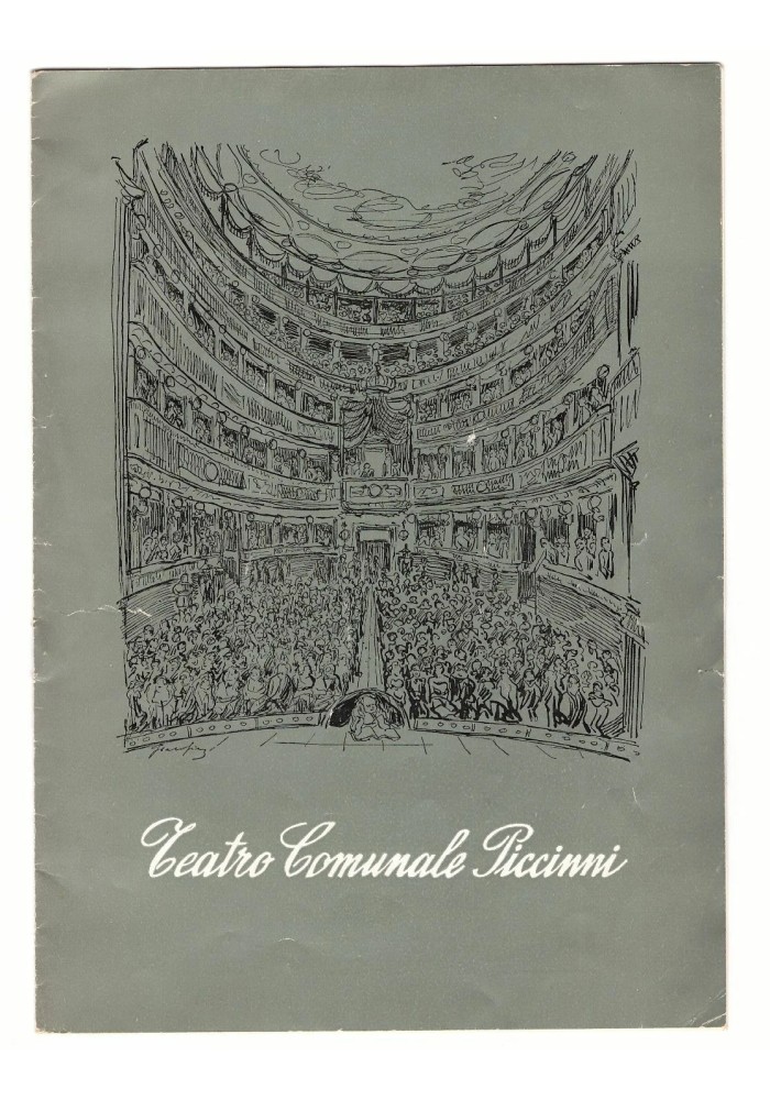 TEATRO COMUNALE PICCINNI STAGIONE TEATRALE 1958-59 VENERDÌ SANTO Emma Gramatica